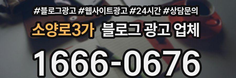 소양로3가 블로그 광고 업체