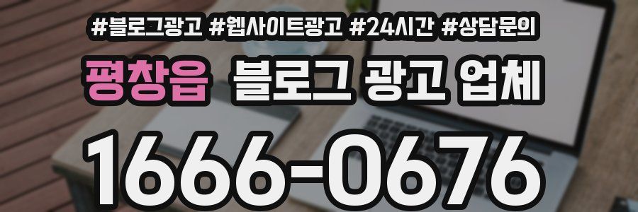 평창읍 블로그 광고 업체