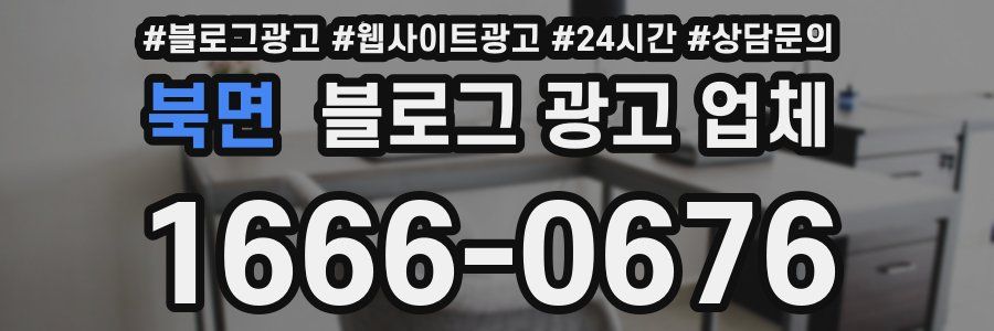 북면 블로그 광고 업체