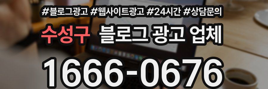 수성구 블로그 광고 업체