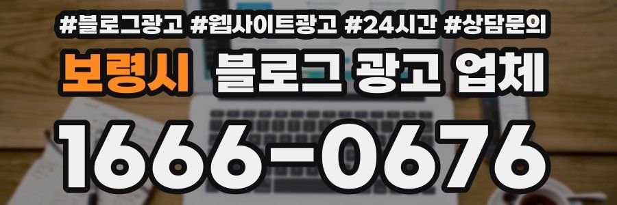 보령시 블로그 광고 업체