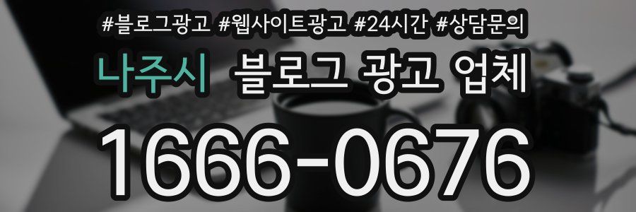나주시 블로그 광고 업체