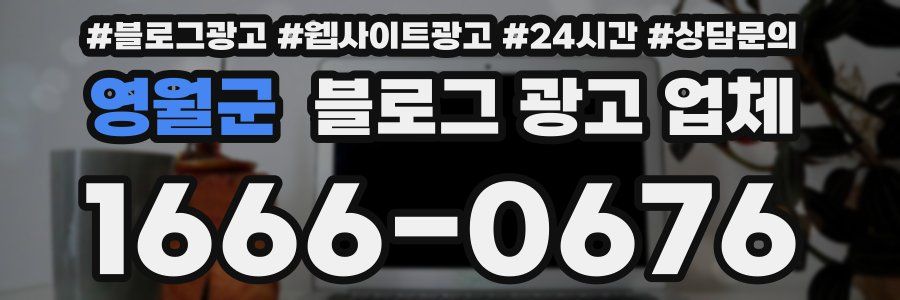 영월군 블로그 광고 업체