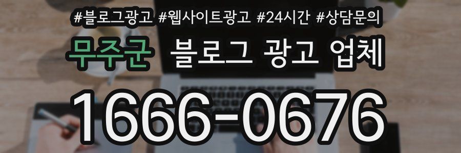 무주군 블로그 광고 업체