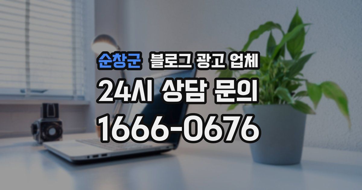 순창군 블로그 광고 업체