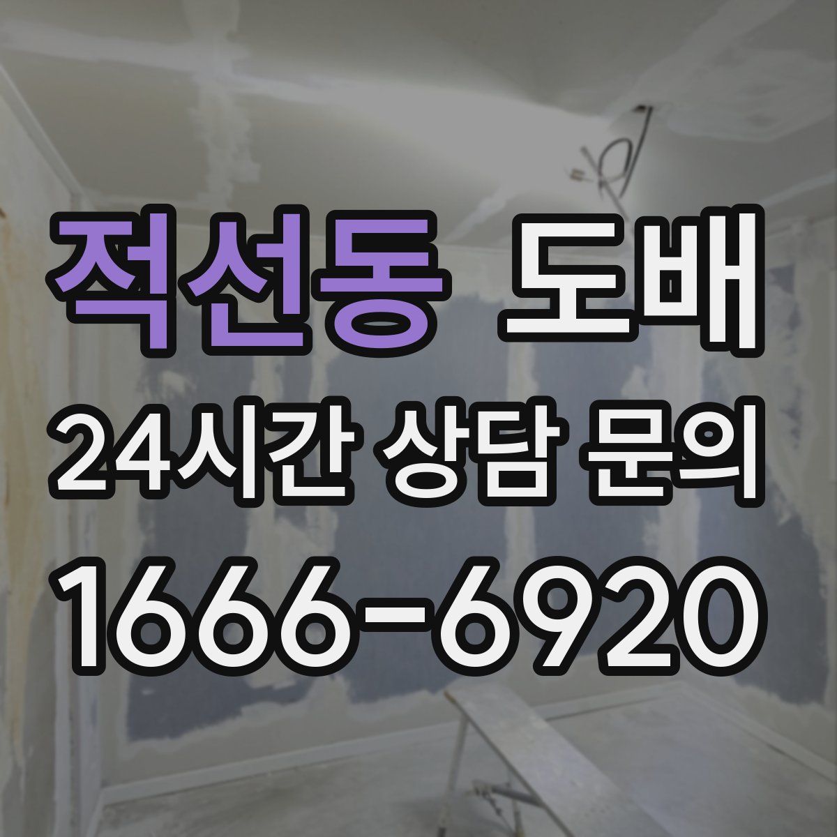 적선동 도배
