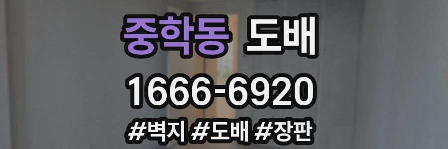 중학동 도배