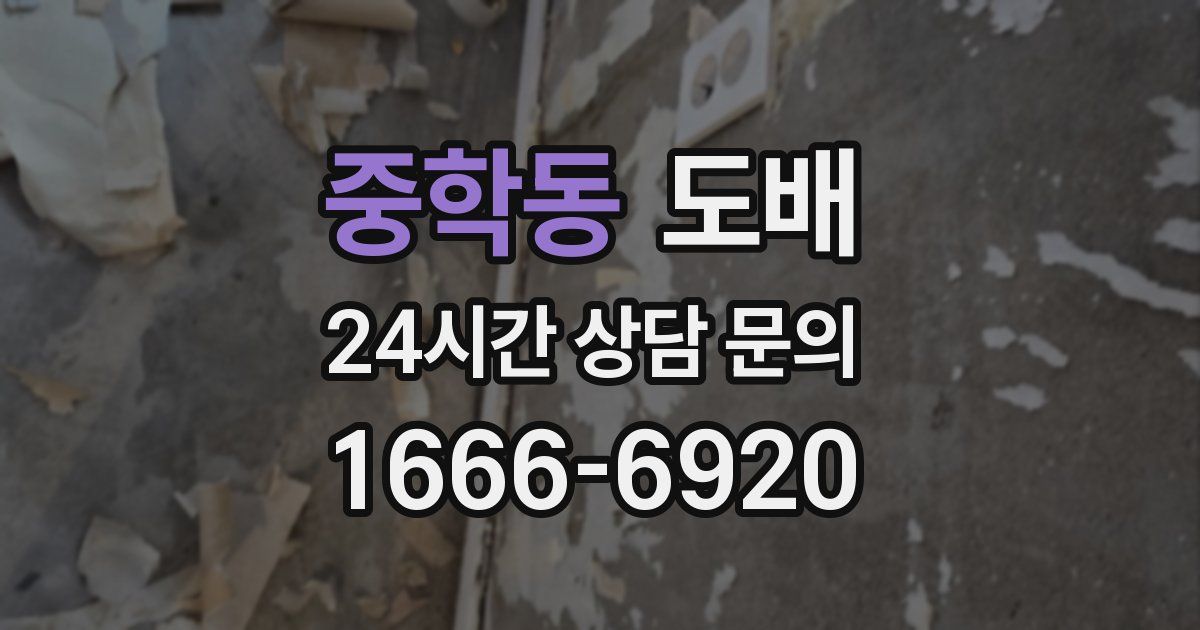 중학동 도배