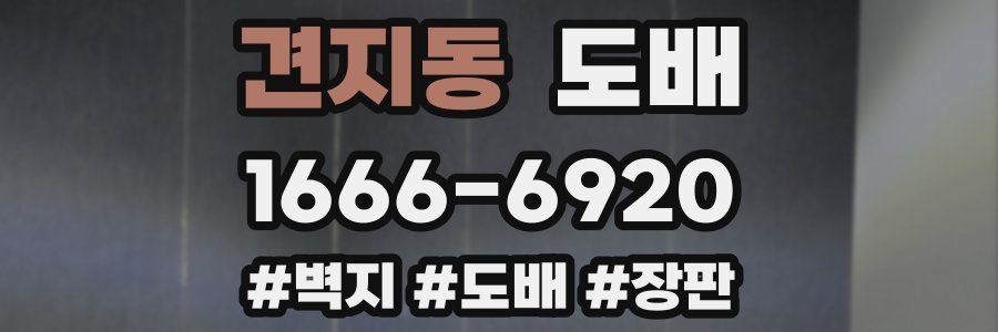 견지동 도배