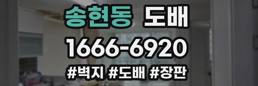 송현동 도배