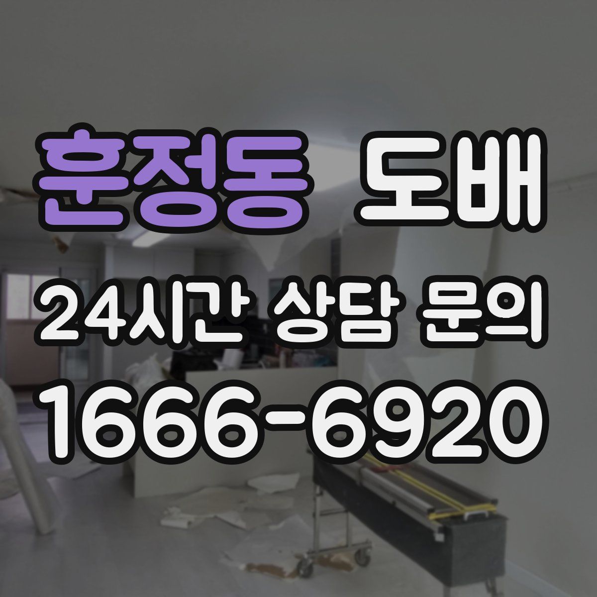 훈정동 도배