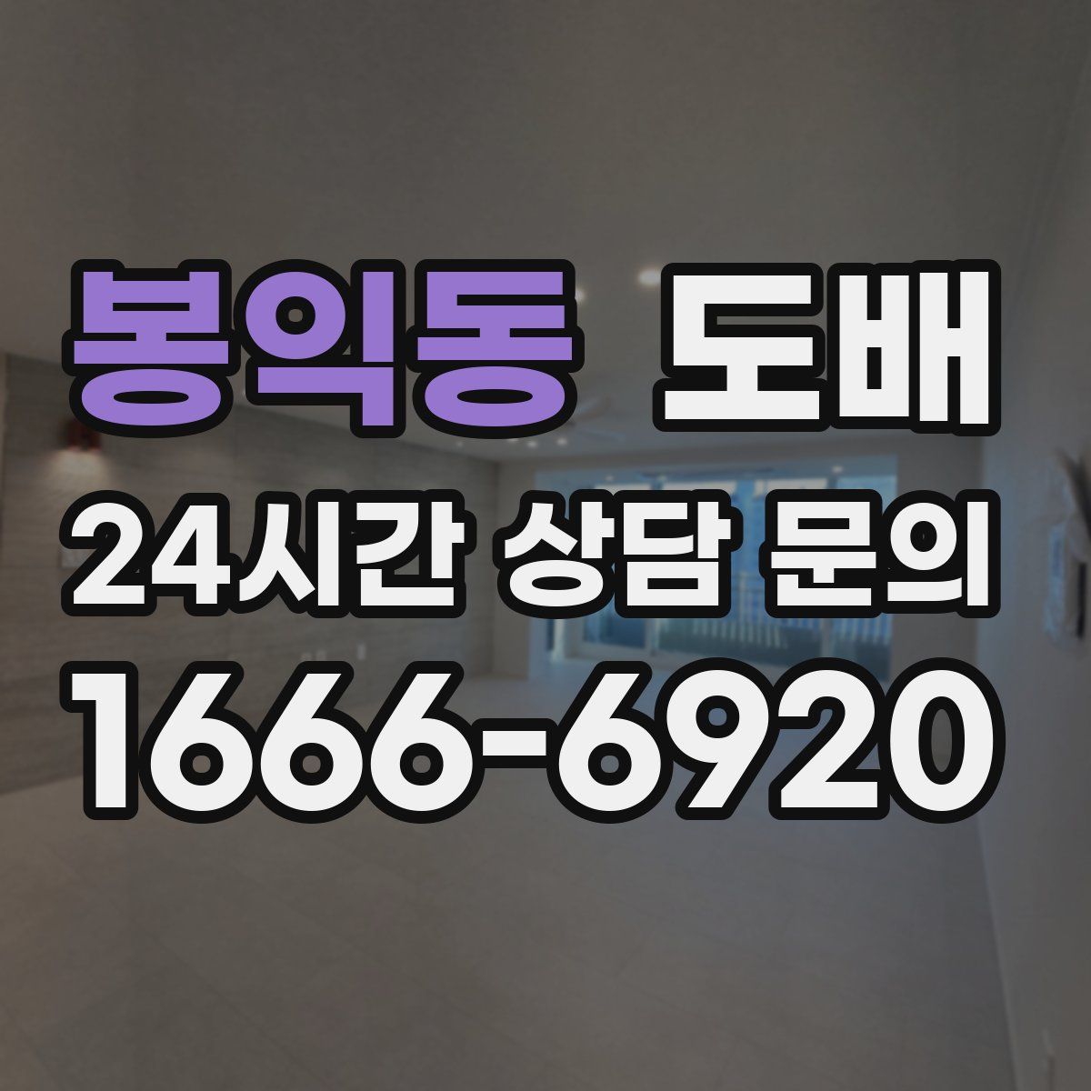 봉익동 도배