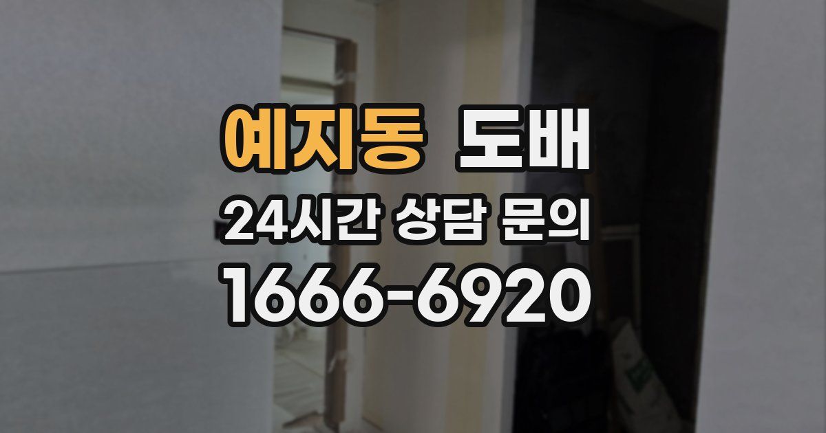 예지동 도배