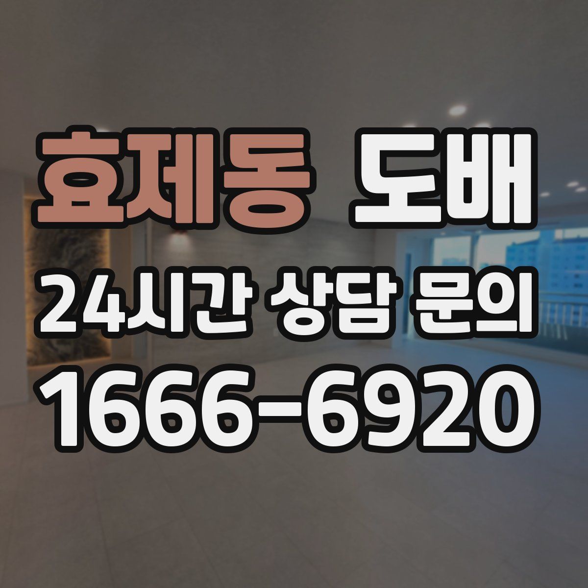 효제동 도배