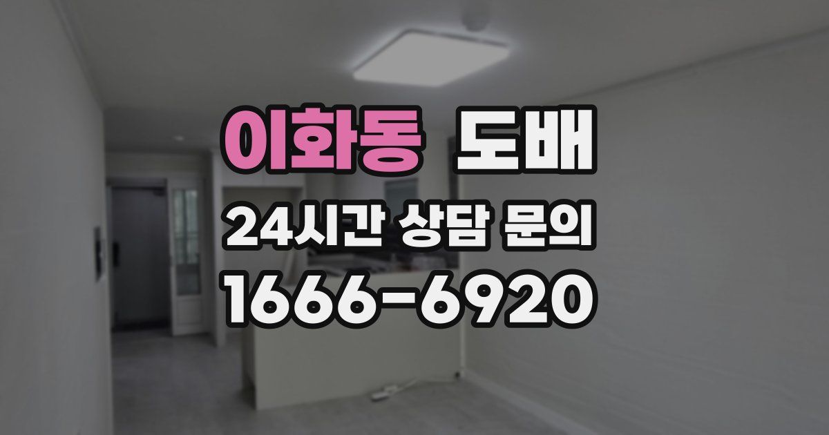 이화동 도배