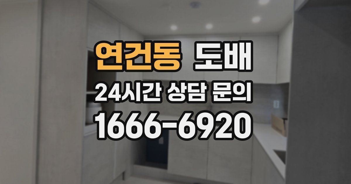 연건동 도배
