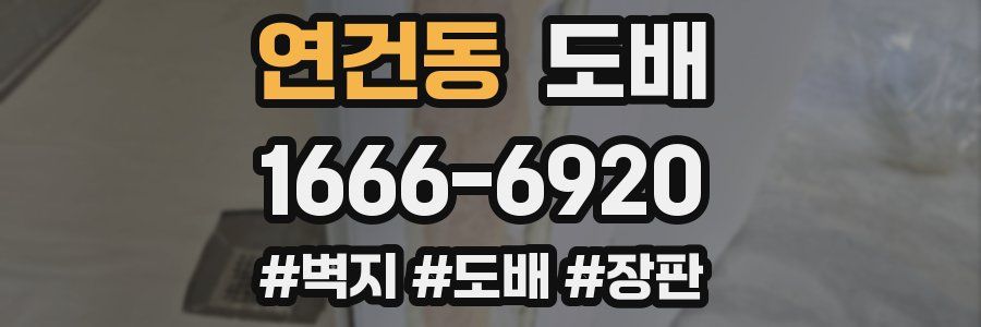 연건동 도배
