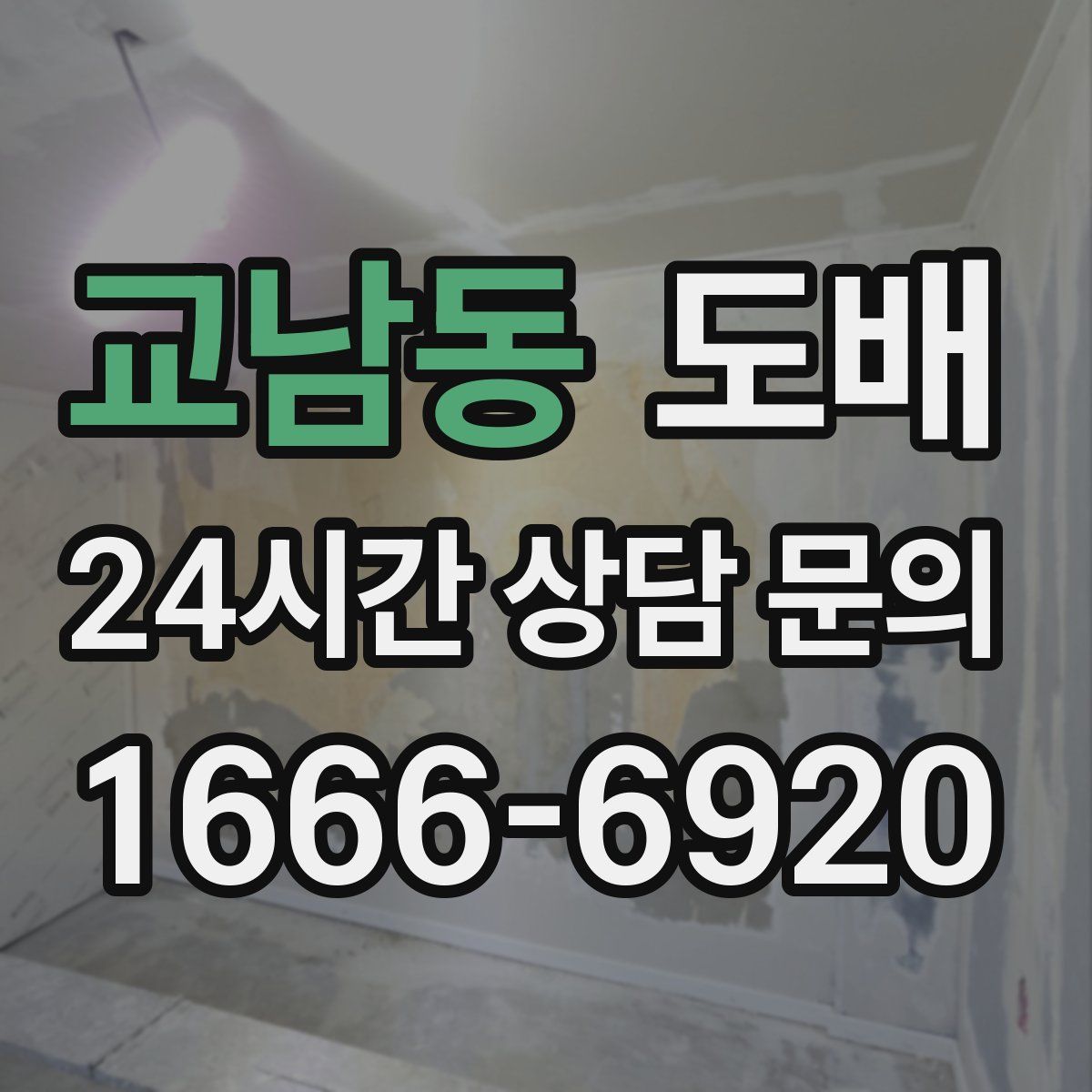교남동 도배