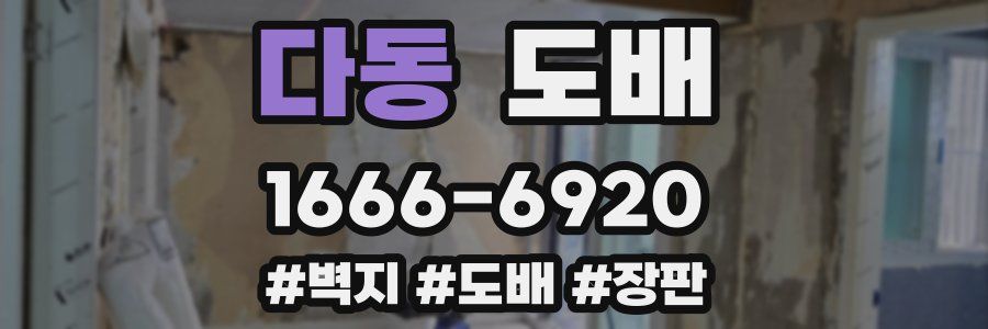 다동 도배
