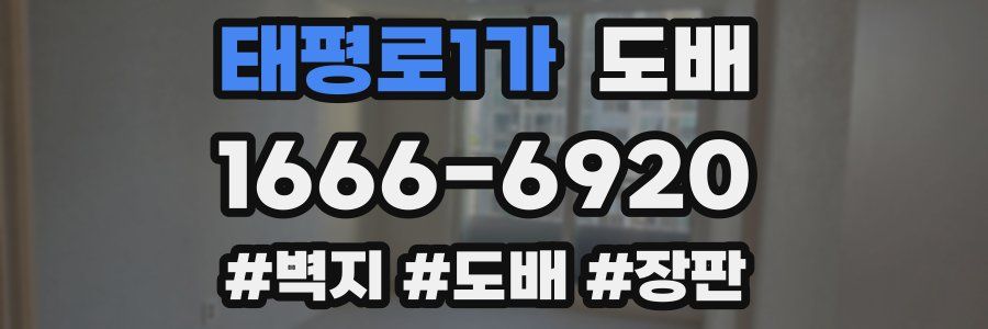 태평로1가 도배