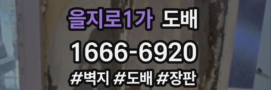 을지로1가 도배