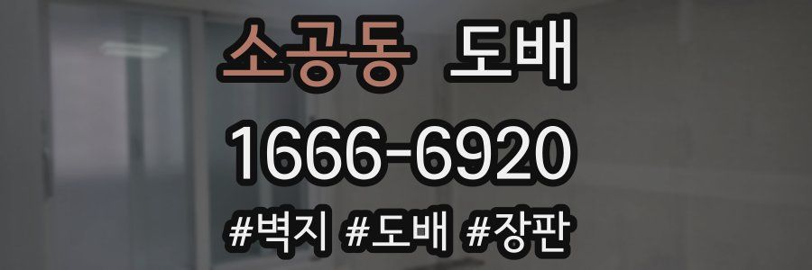 소공동 도배