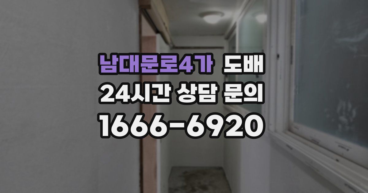 남대문로4가 도배