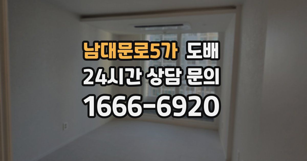 남대문로5가 도배