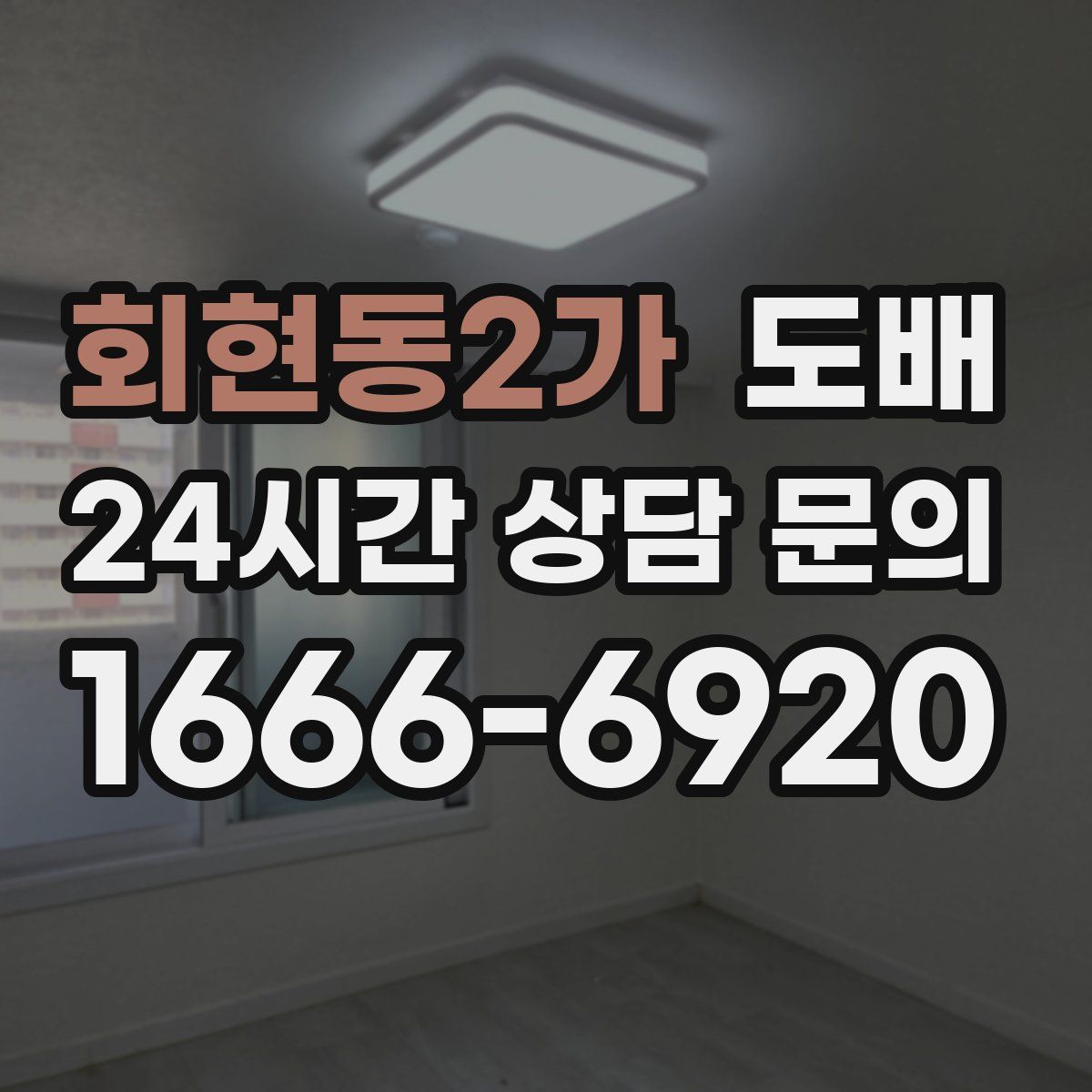 회현동2가 도배