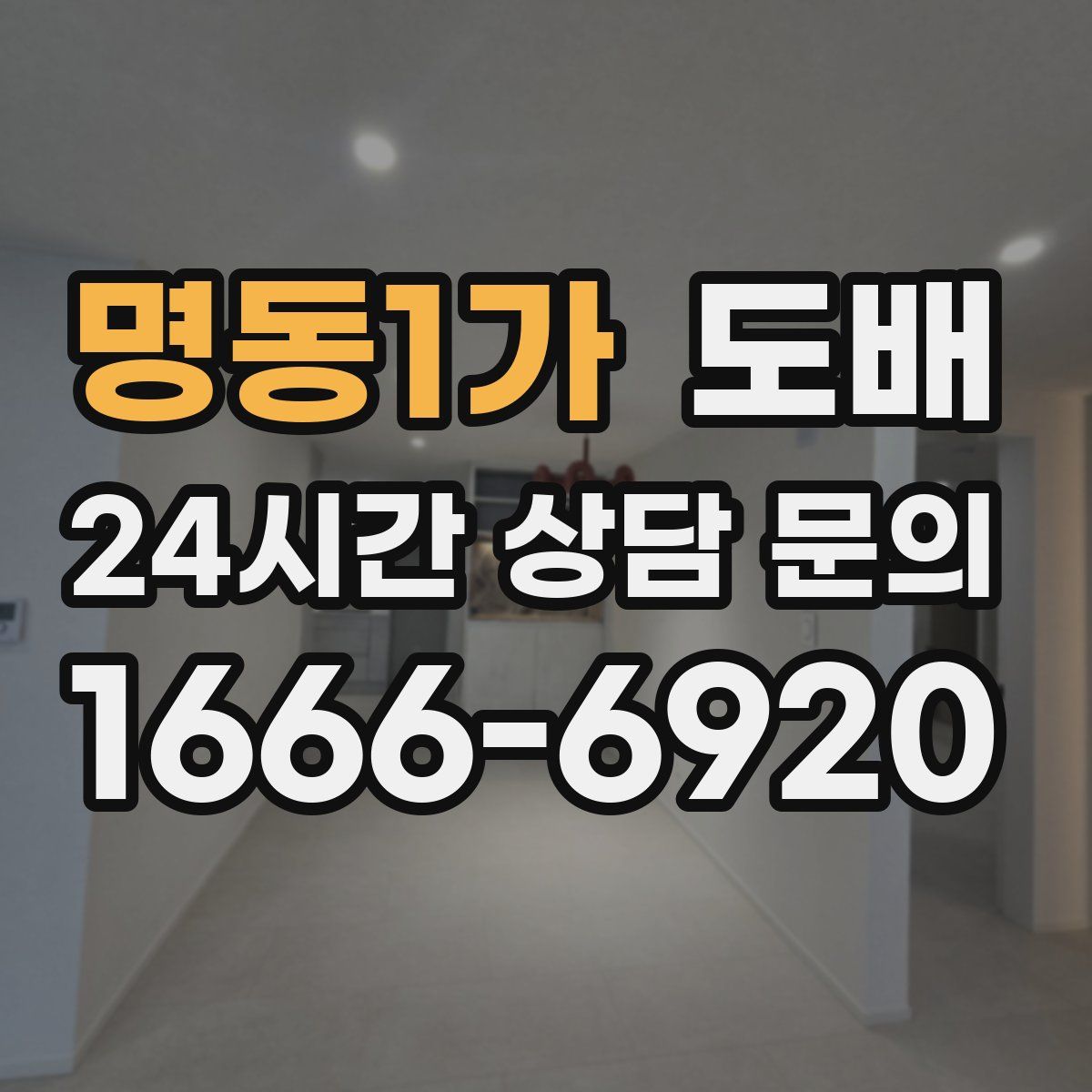명동1가 도배
