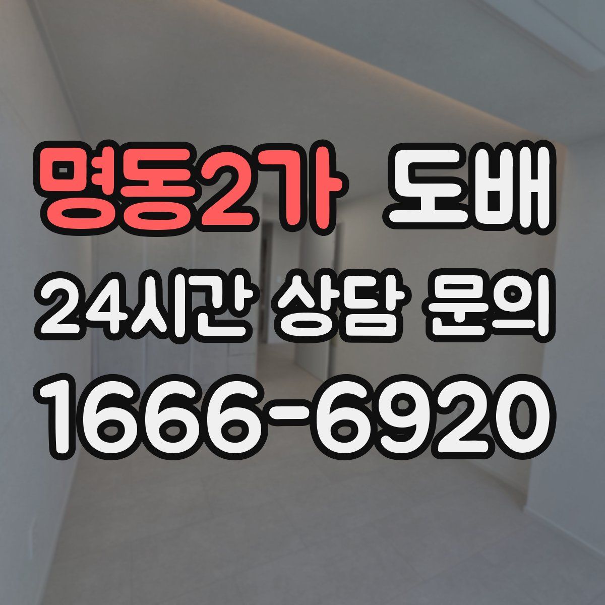명동2가 도배