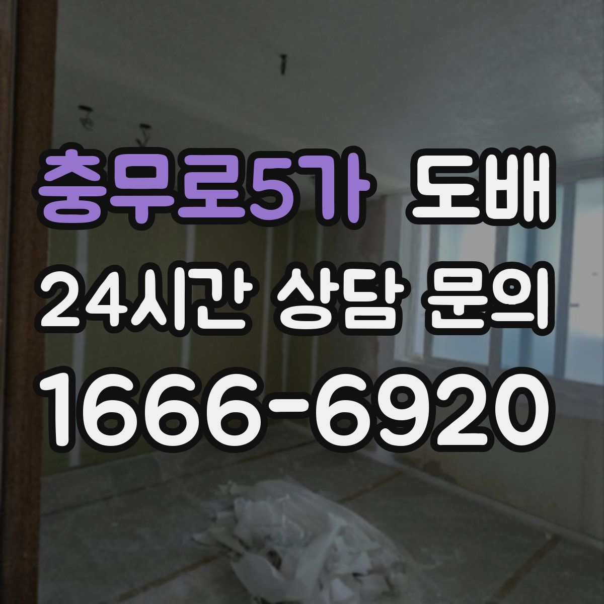 충무로5가 도배
