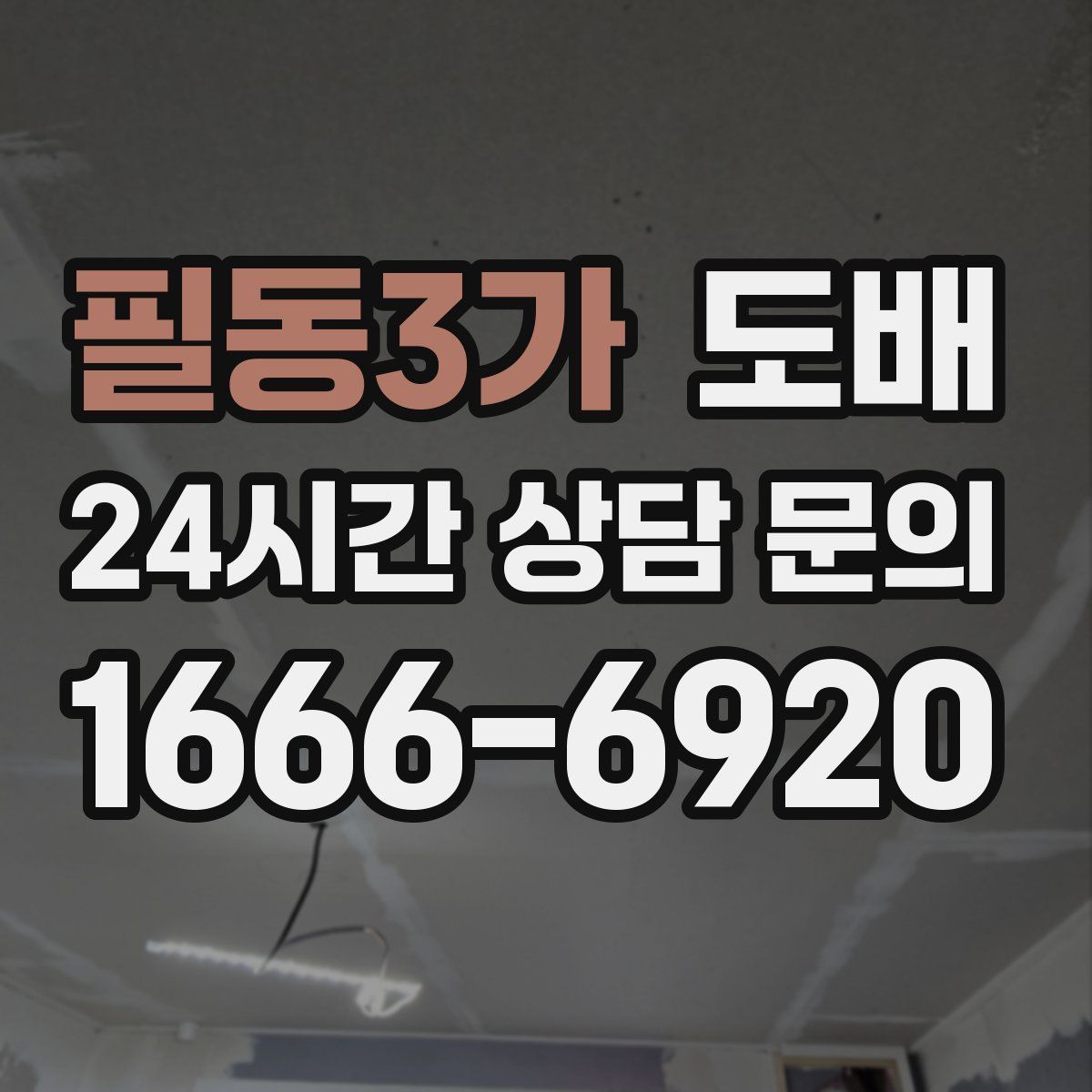 필동3가 도배