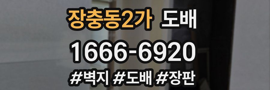 장충동2가 도배