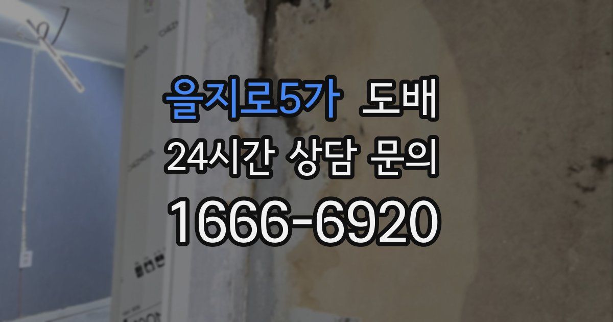 을지로5가 도배