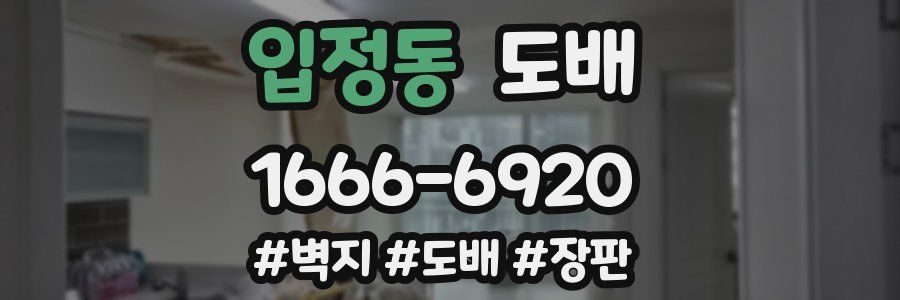 입정동 도배