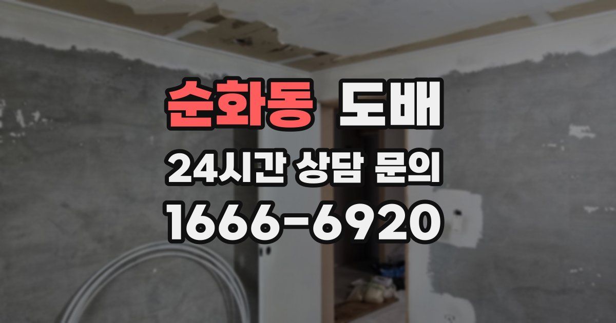 순화동 도배