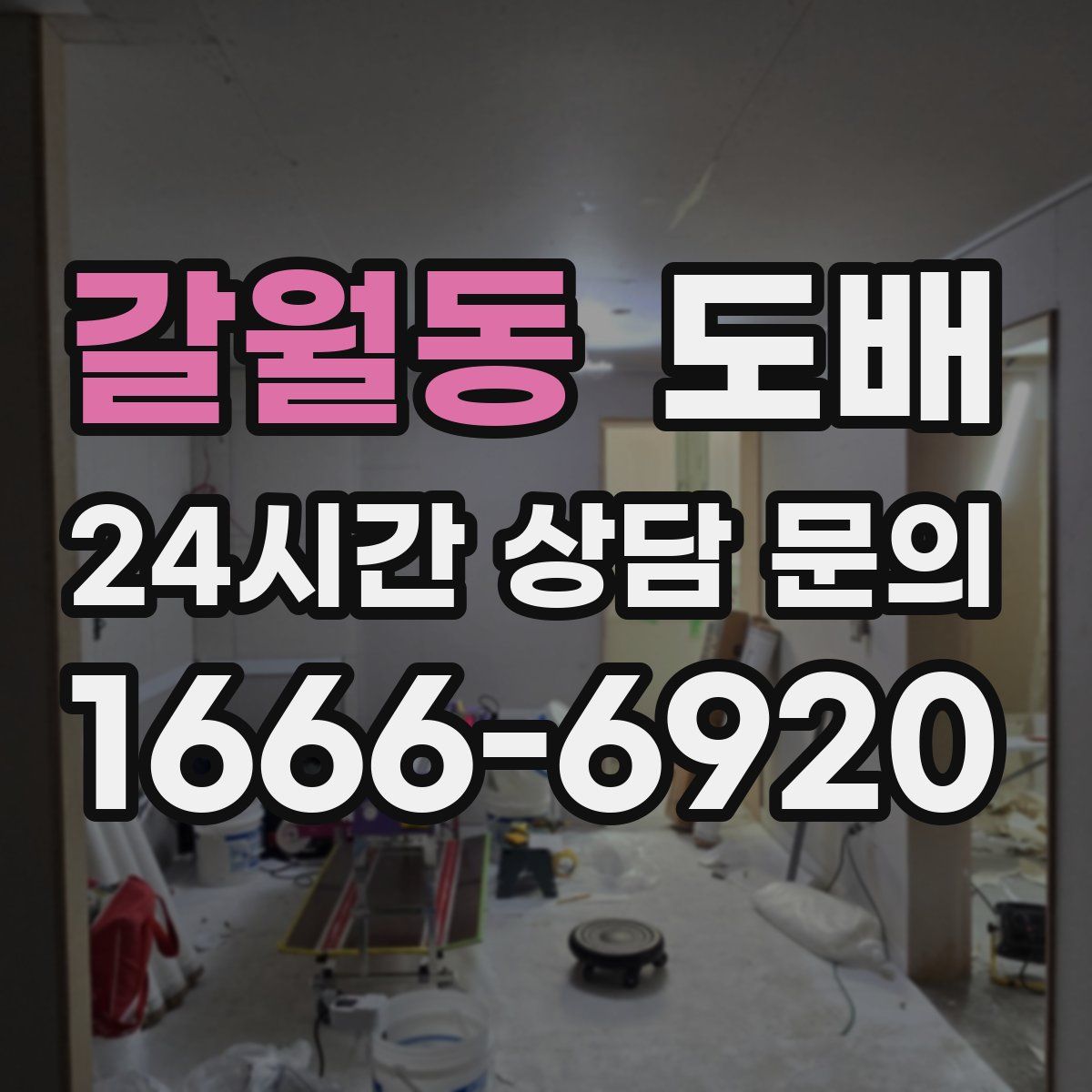 갈월동 도배