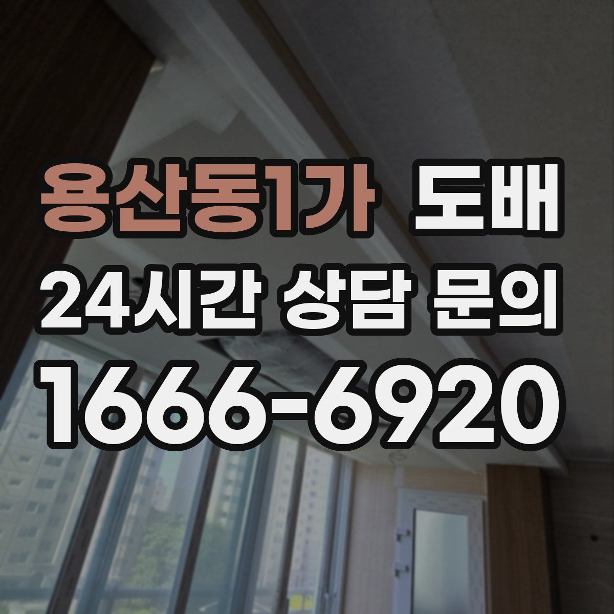 용산동1가 도배