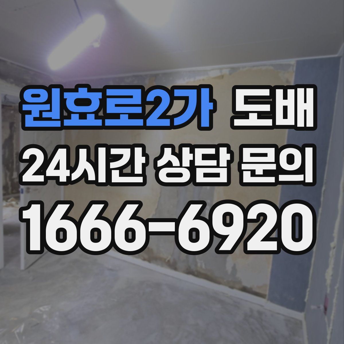 원효로2가 도배
