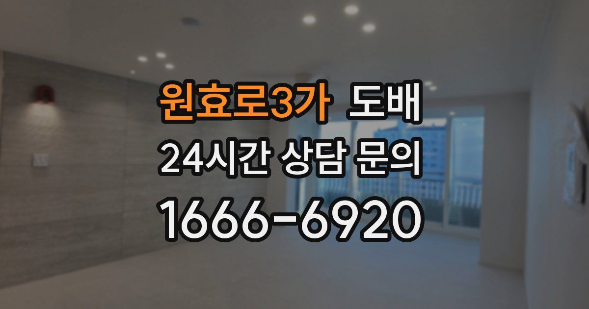 원효로3가 도배