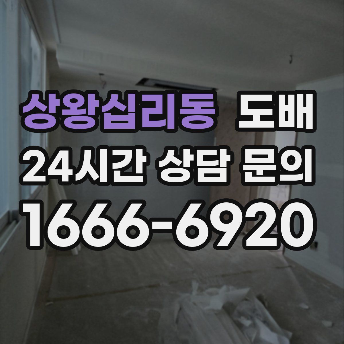 상왕십리동 도배