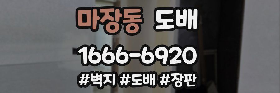 마장동 도배