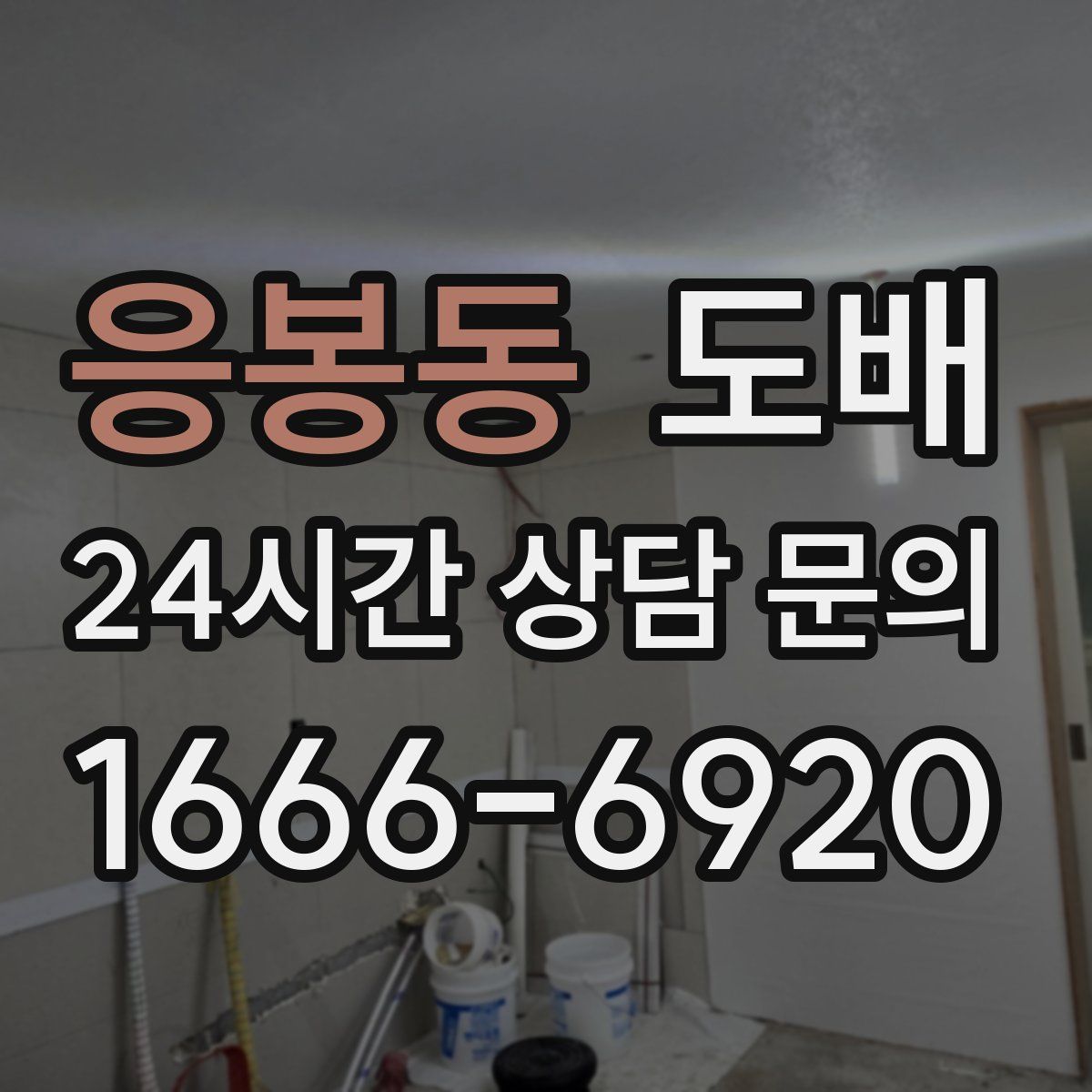 응봉동 도배