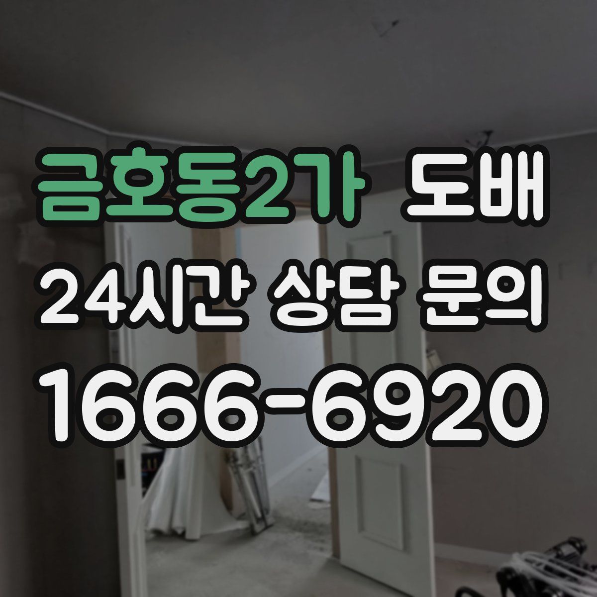 금호동2가 도배