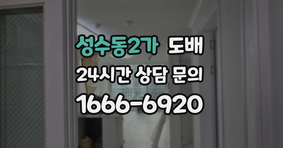 성수동2가 도배