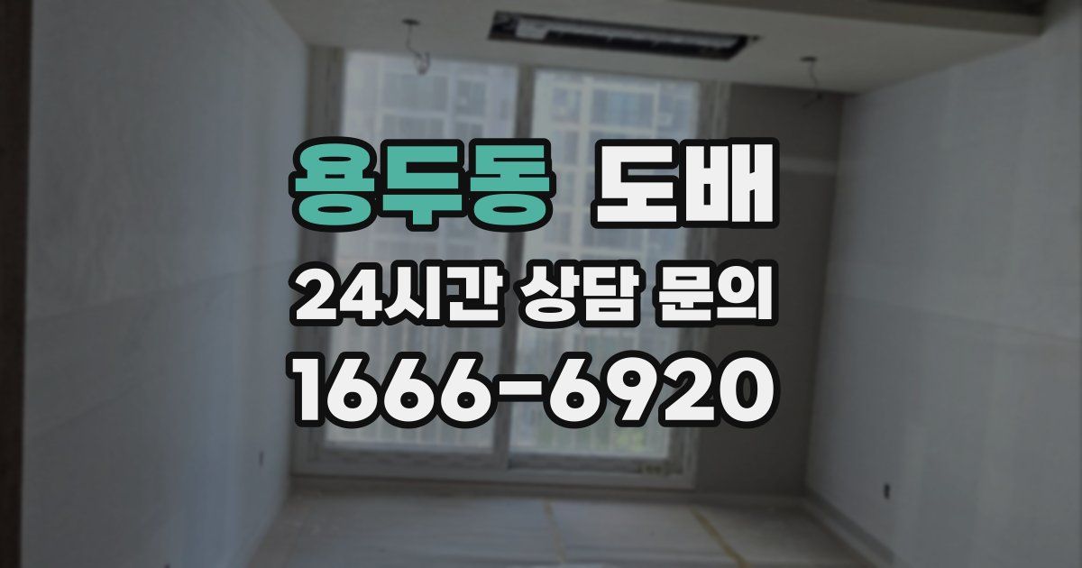 용두동 도배