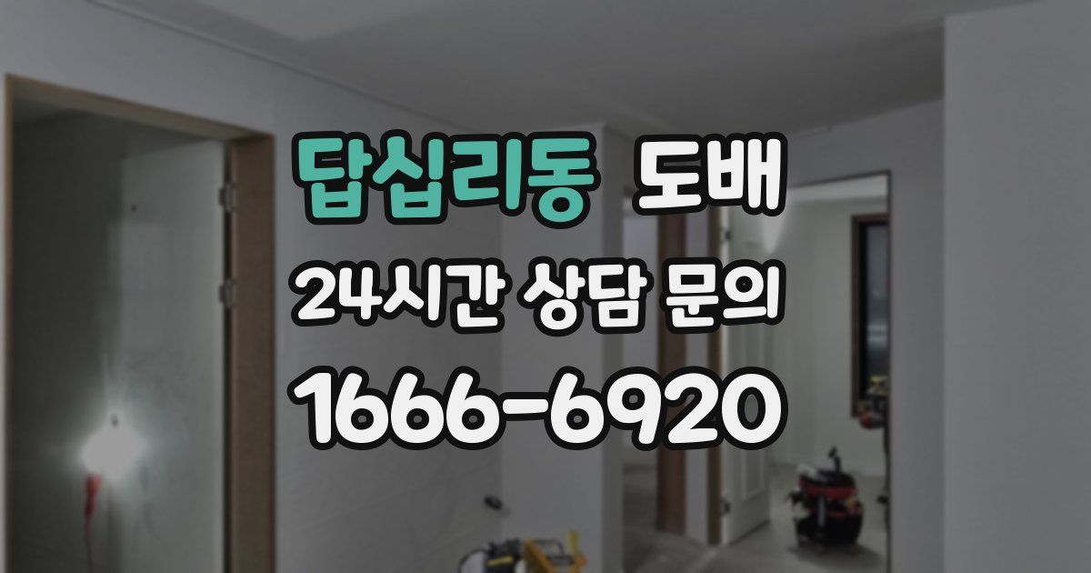 답십리동 도배