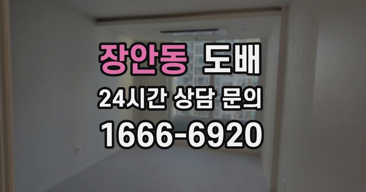 장안동 도배