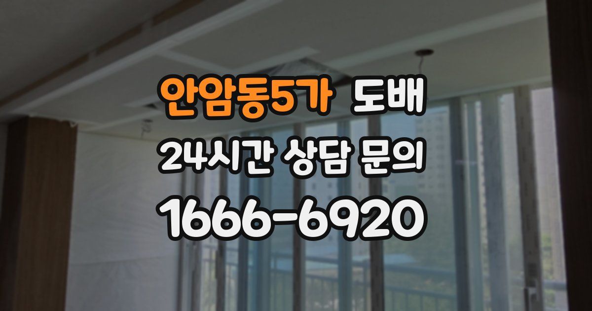 안암동5가 도배